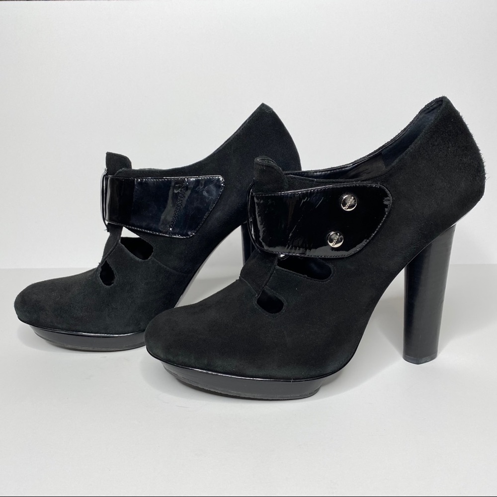 BCBG Girl Koala Suede platform heels Size 10